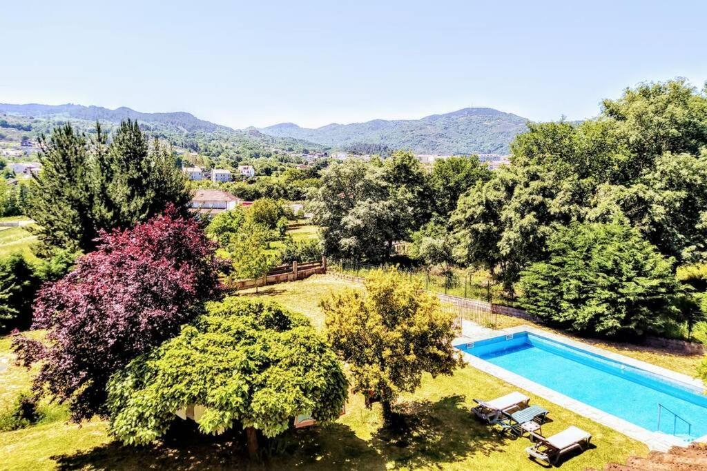 Espectacular Casa Con Piscina En Allariz Esterno foto