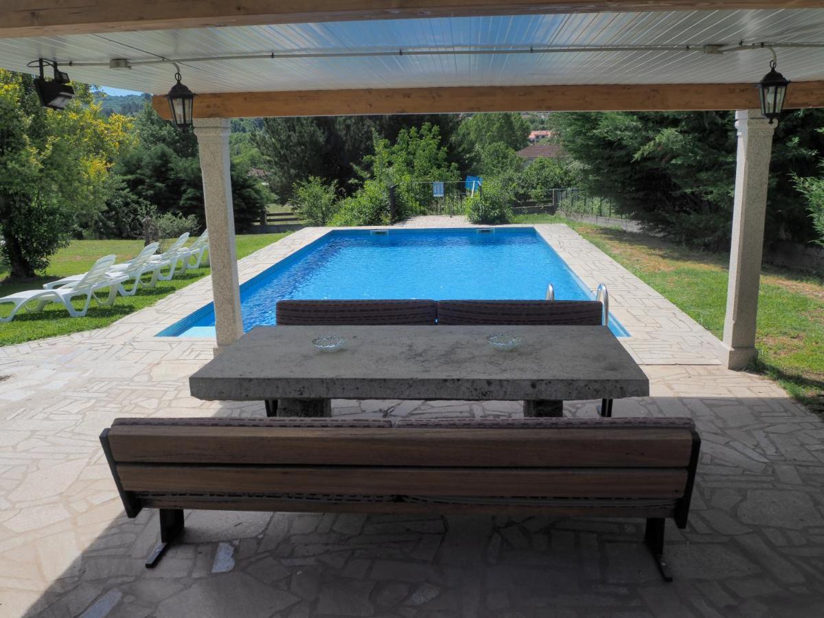 Espectacular Casa Con Piscina En Allariz Esterno foto